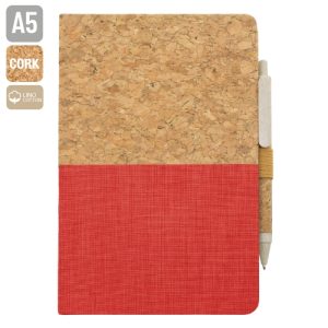 LIBRETA ECOLOGICA "NATUR" ROJO