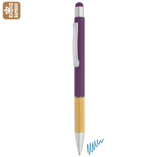 BOLIGRAFO BAMBU "YUYI" LILA