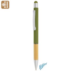 10057-VE-500x500-1.jpg BOLIGRAFO BAMBU "YUYI" VERDE CAZA
