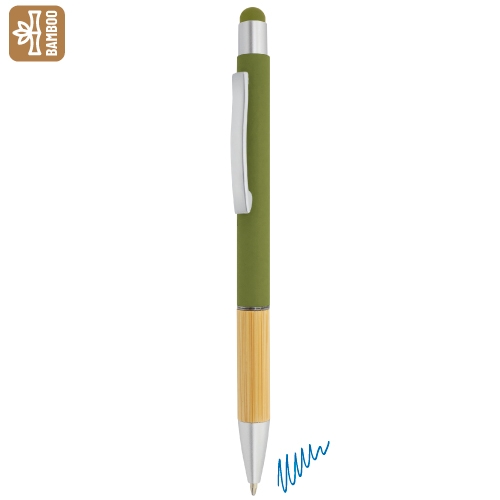 10057-VE-500x500-1.jpg BOLIGRAFO BAMBU "YUYI" VERDE CAZA