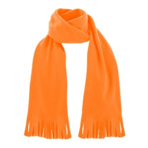 BUFANDA POLAR "ISLANDIA" NARANJA