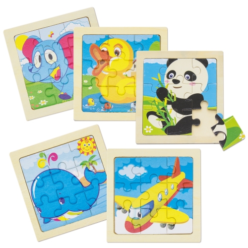 10128-500x500-1.jpg SET DE 5 PUZZLES EN MADERA NATURAL "JUNIOR"