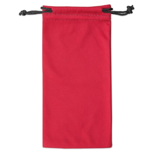 FUNDA MICROFIBRA LIMPIADORA DE GAFAS "SABRINA" ROJO