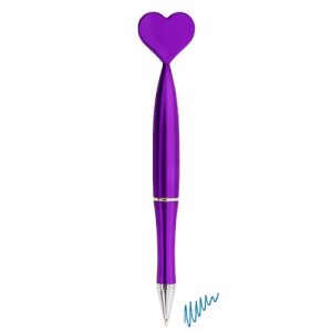 BOLIGRAFO "CUORE" LILA