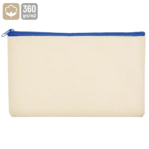 NECESER DE ALGODÓN CANVAS "CHIRRI" AZUL