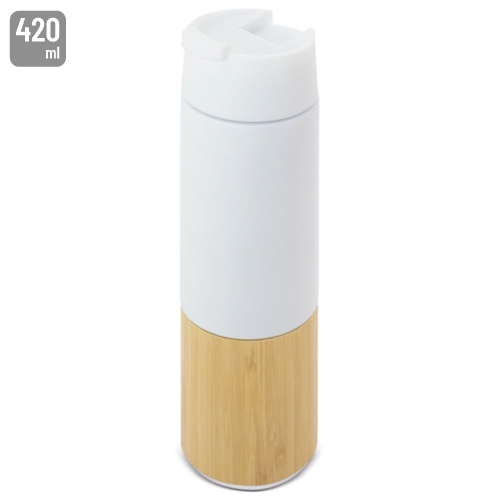 VASO TERMO DOBLE PARED "RAUL" BLANCO