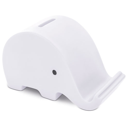 HUCHA PORTAMOVIL "ELEPHANT" BLANCO