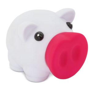 HUCHA CERDITO "BEBITO" FUCSIA/BLANCO