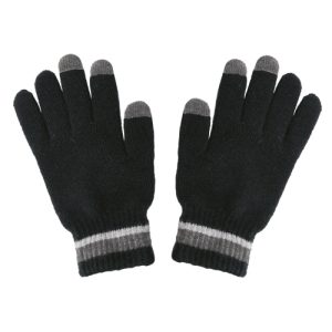 GUANTES TOUCH SCREEN "CANADÁ" NEGRO
