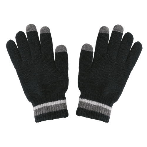 GUANTES TOUCH SCREEN "CANADÁ" NEGRO