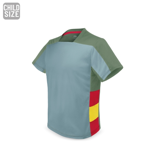 CAMISETA TENIS DRY&FRESH NIÑO VERDE MILITAR 12/14