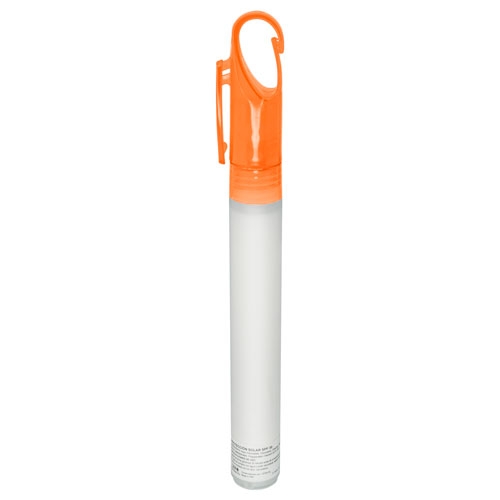 DISPENSADOR MOSQUETON SPRAY SOLAR "PROTECTIVE" NARANJA