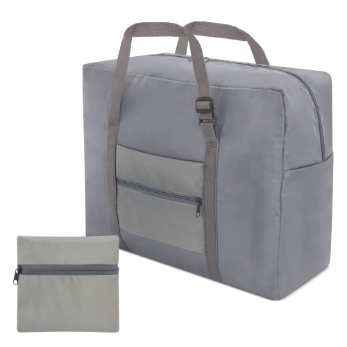 BOLSO DE VIAJE PLEGABLE "VIKA" GRIS