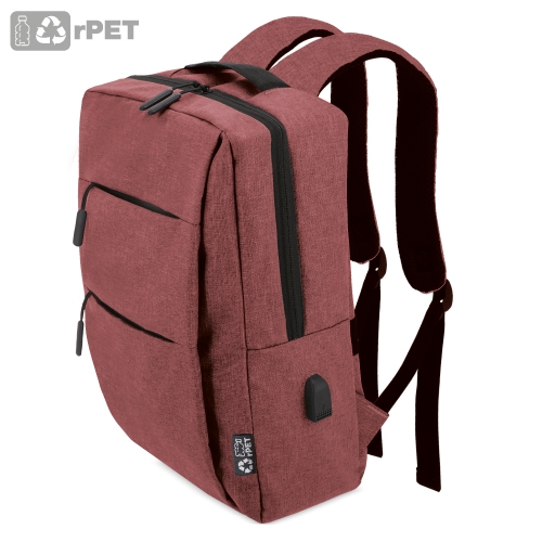 MOCHILA PORTAORDENADOR "DAVIS" BURDEOS