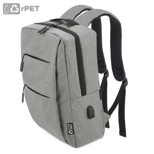 MOCHILA PORTAORDENADOR "DAVIS" GRIS