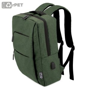 MOCHILA PORTAORDENADOR VERDE