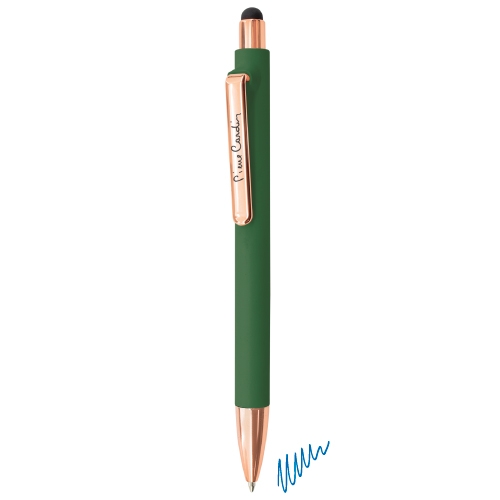 10266-VE-500x500-1.jpg BOLIGRAFO ROLLER TOUCH "HARMONY" PIERRE CARDIN VERDE