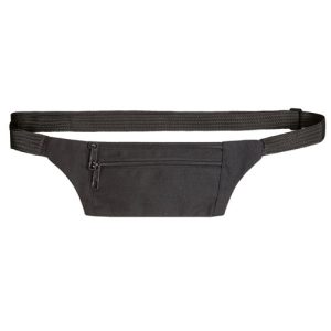 RIÑONERA DE ALGODÓN CANVAS "ANKARA" NEGRO