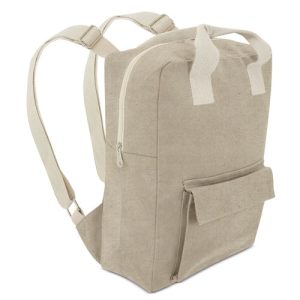MOCHILA DE ALGODÓN RECICLADO "KANDY" BEIGE