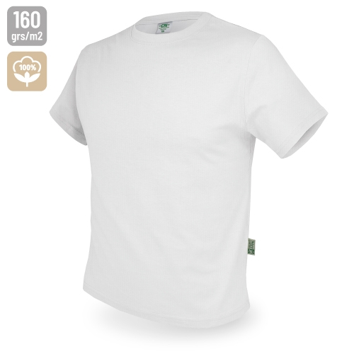 CAMISETA DE ALGODÓN 160G "NATUR" BLANCO 3XL