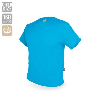 CAMISETA DE ALGODÓN 160G "NATUR" AZUL 2/3
