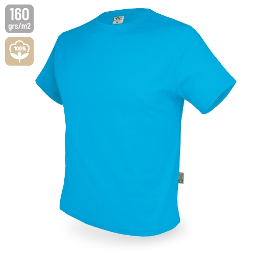 CAMISETA DE ALGODÓN 160G "NATUR" AZUL XS