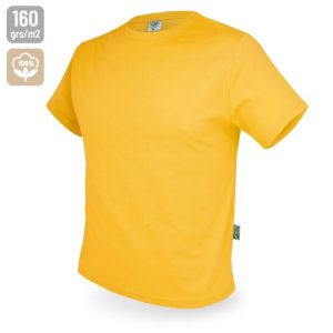CAMISETA DE ALGODÓN 160G "NATUR" AMARILLO S