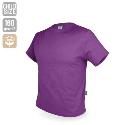 CAMISETA DE ALGODÓN 160G "NATUR" LILA 8/10