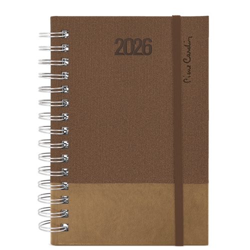 AGENDA ANILLAS PIERRE CARDIN "LORIENT" MARRÓN