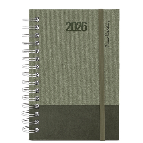AGENDA ANILLAS PIERRE CARDIN "LORIENT" VERDE
