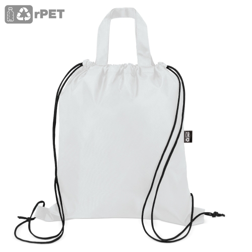 BOLSA MOCHILA RPET "CAROT" BLANCO