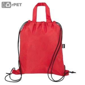 BOLSA MOCHILA RPET "CAROT" ROJO