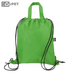 BOLSA MOCHILA RPET "CAROT" VERDE
