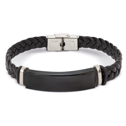 PULSERA DE ACERO "SETH" NEGRO