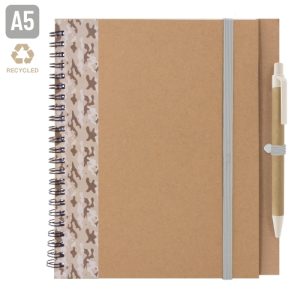 CUADERNO A5 "SAFARI" BEIGE