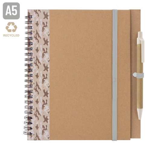 CUADERNO A5 "SAFARI" BEIGE