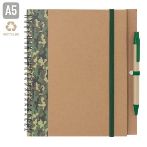 CUADERNO A5 "SAFARI" VERDE