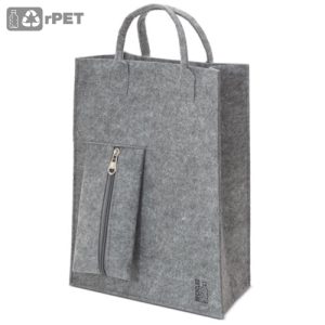 BOLSA DE FIELTRO RPET "SANDORY" GRIS