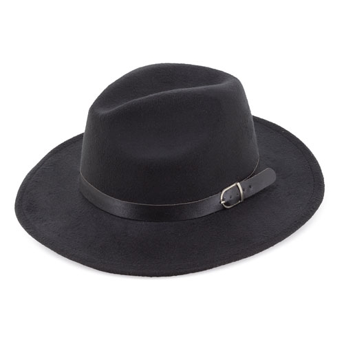 SOMBRERO LANA-POLIÉSTER "SOTOMONTE" NEGRO