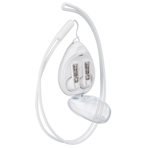 AURICULAR INALÁMBRICO CON LANYARD "GAMMATRONIK" BLANCO