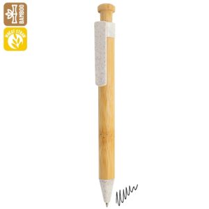 10468-500x500-1.jpg BOLIGRAFO DE BAMBÚ Y FIBRA DE TRIGO "KOBAX"