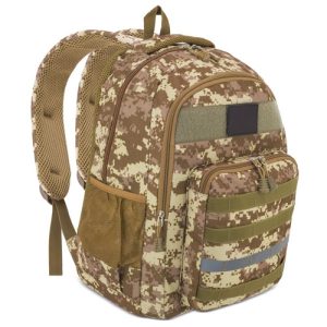 MOCHILA DE MONTAÑA "SURVIVAL" CREMA