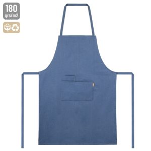 DELANTAL ALGODÓN RECICLADO 180 G"MITCHEL" MARINO