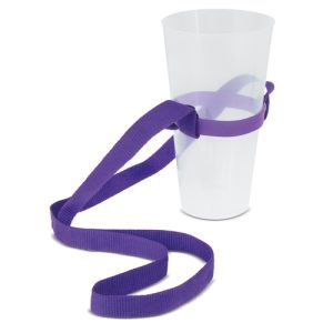 LANYARD PORTAVASOS "RIKI" LILA