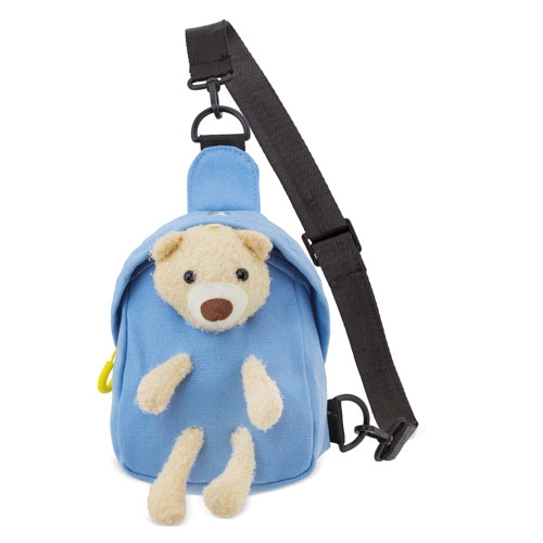 BANDOLERA OSITO "TIBBY AZUL