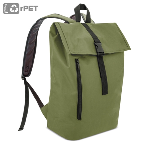 MOCHILA RPET "BENETT" VERDE