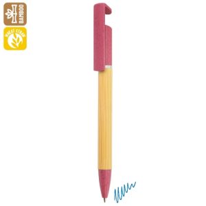 10577-RO-500x500-1.jpg BOLIGRAFO BAMBÚ-FIBRA DE TRIGO "NATURIX" ROJO
