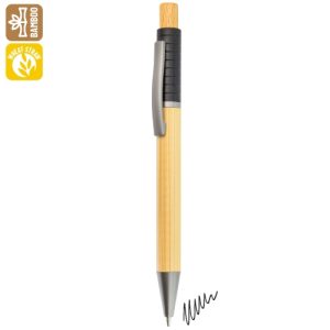10579-NE-500x500-1.jpg BOLIGAFO BAMBÚ, FIBRA DE TRIGO Y METAL "ZERES" NEGRO