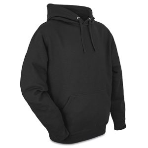 SUDADERA CON CAPUCHA "YORKER" NEGRO 3XL