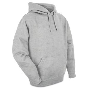 SUDADERA CON CAPUCHA "YORKER" GRIS XXL